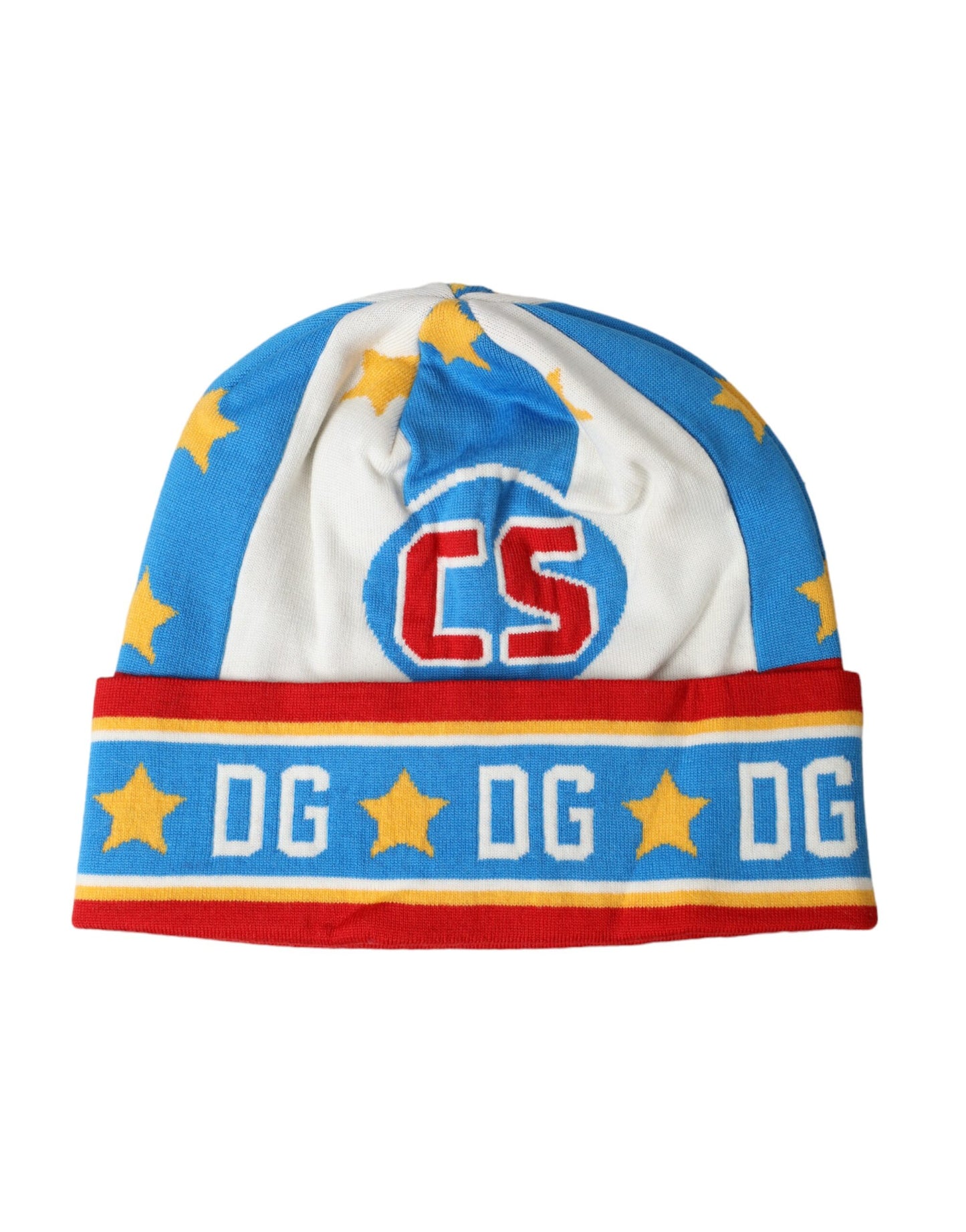 Multicolor DG Sicily Print Winter Beanie Hat