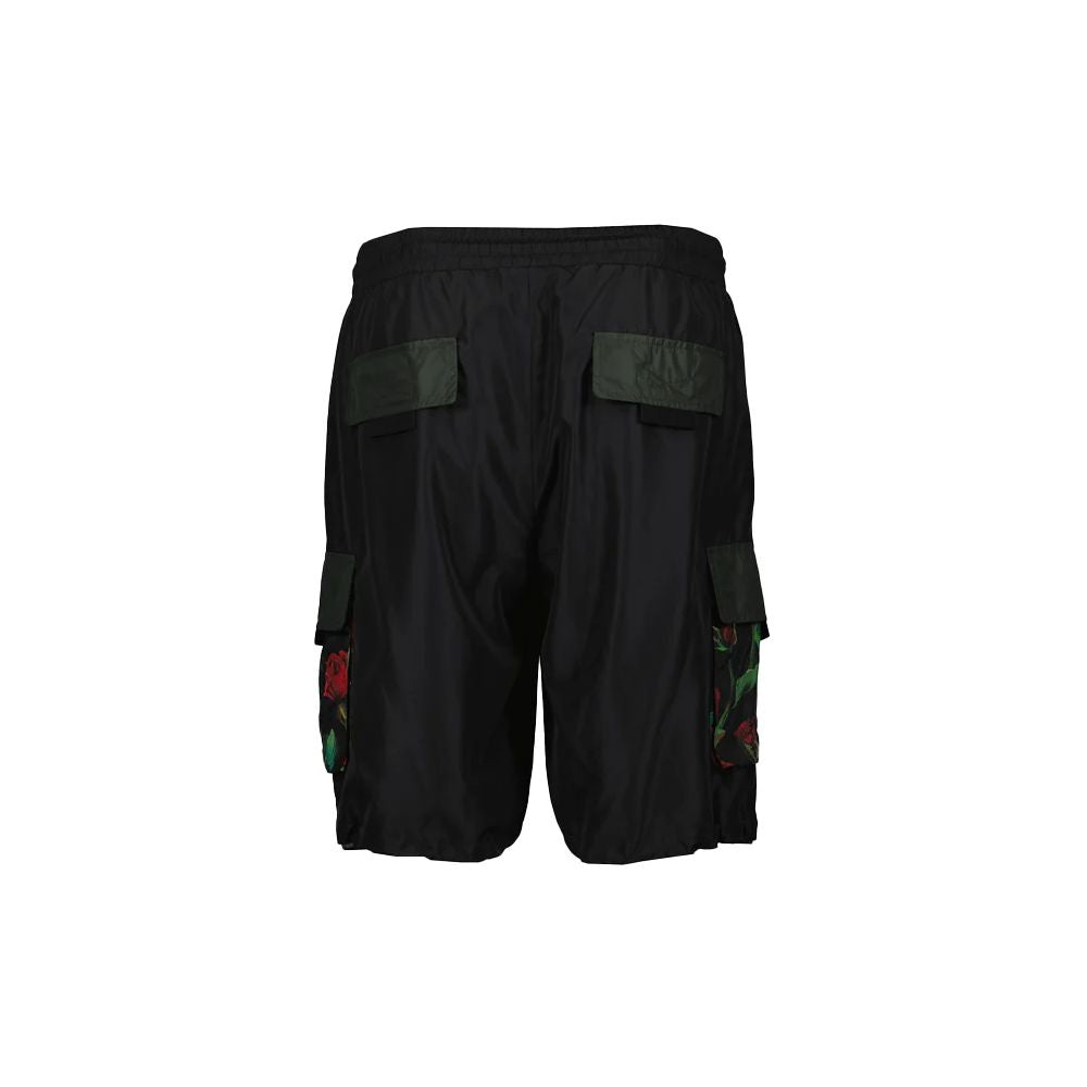 Black Polyester Short