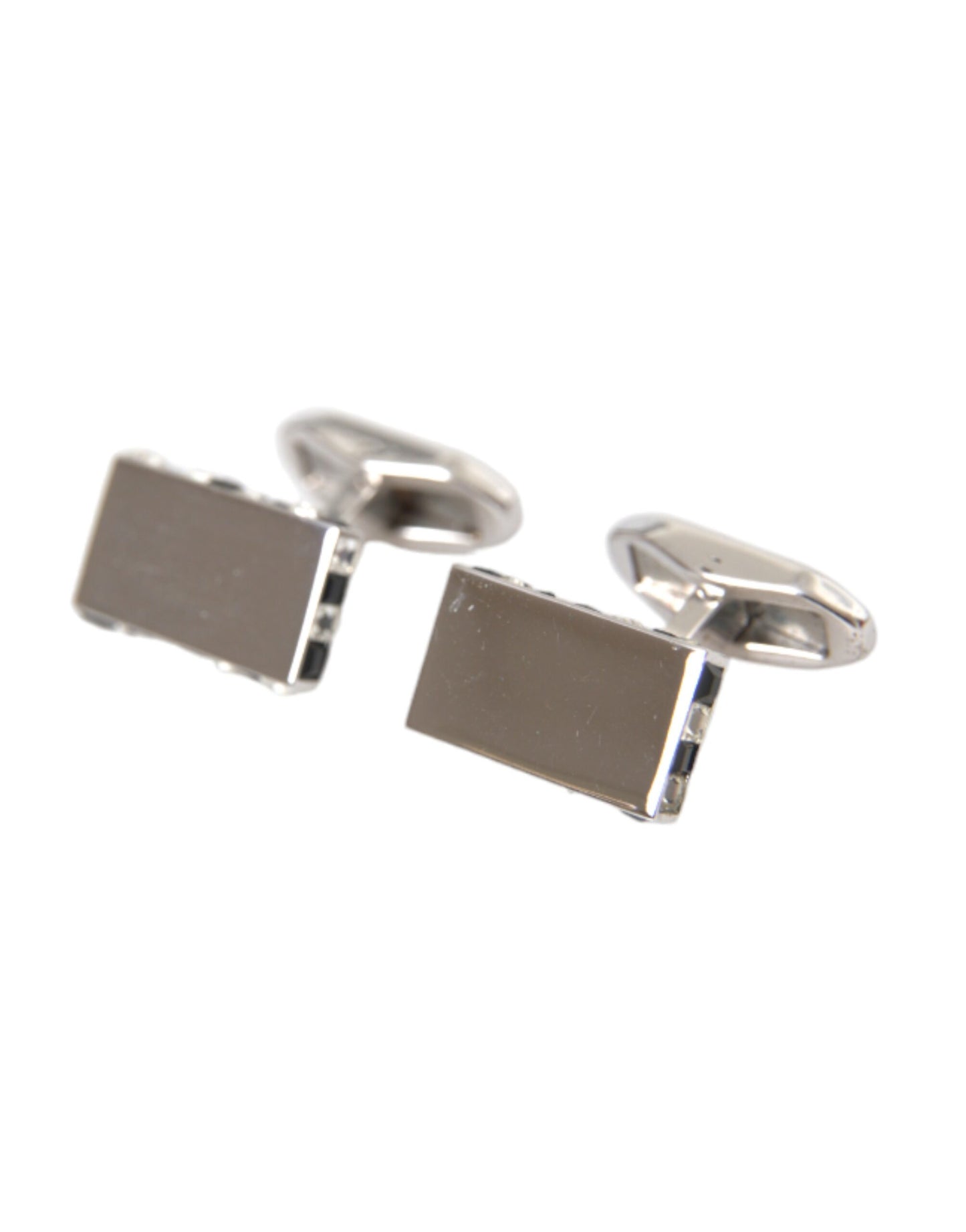 Silver Plated Metal Brass Pin Men Cufflinks