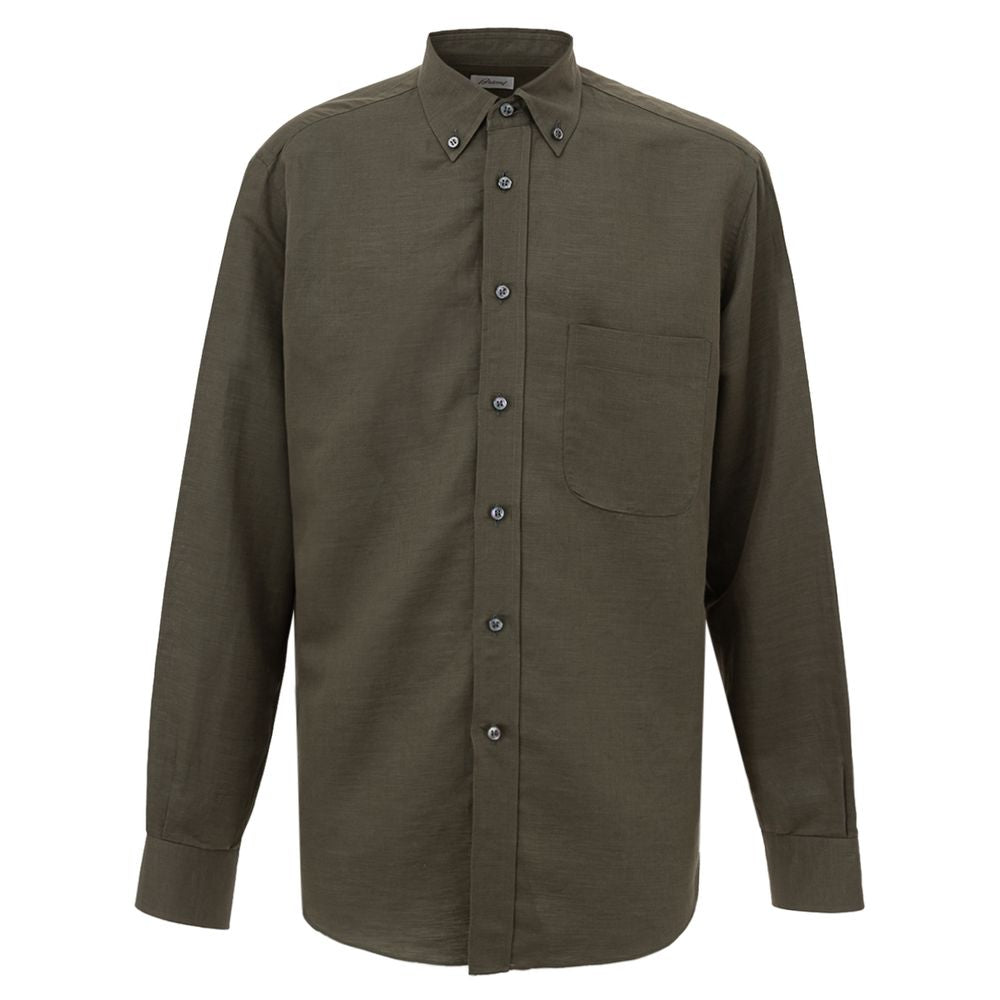 Green Linen Shirt