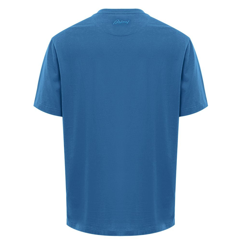 Blue Cotton T-Shirt