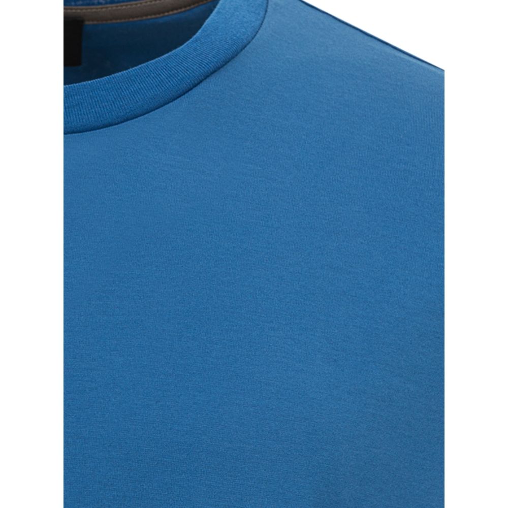 Blue Cotton T-Shirt