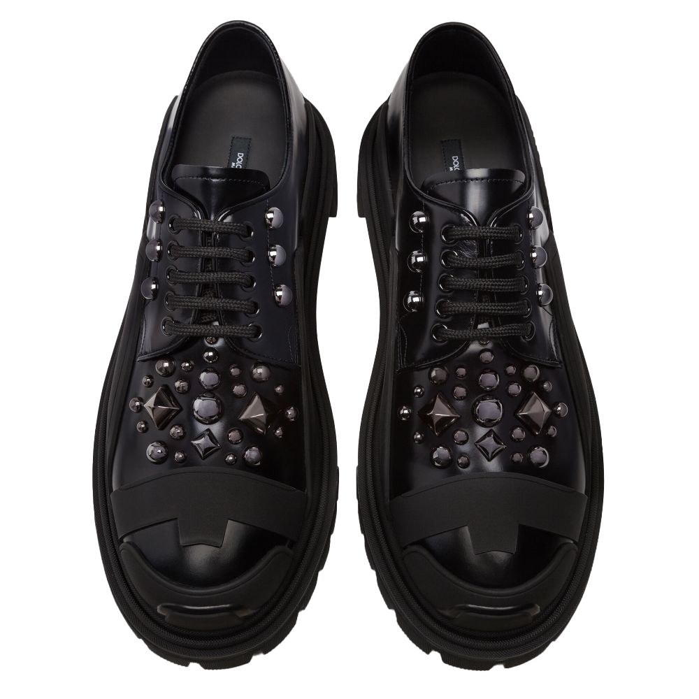 Black Leather Di Calfskin Sneaker