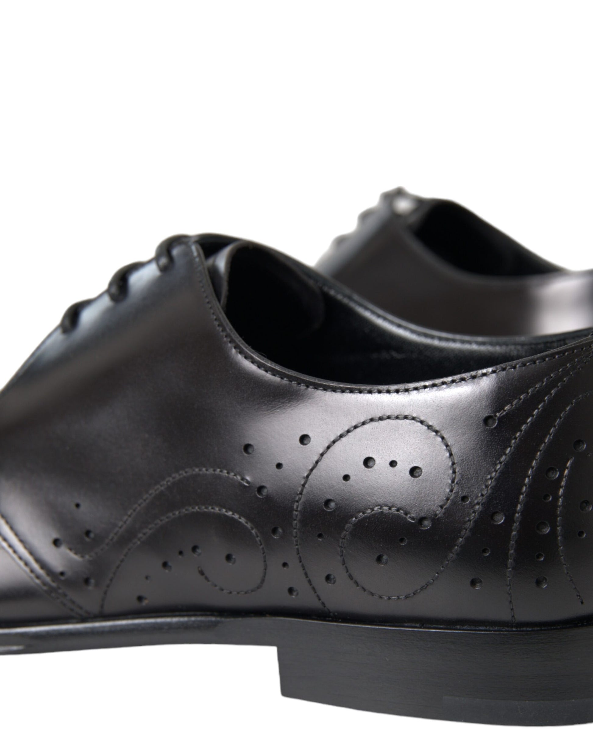 Black Leather Derby Men Formal Shoes Dress