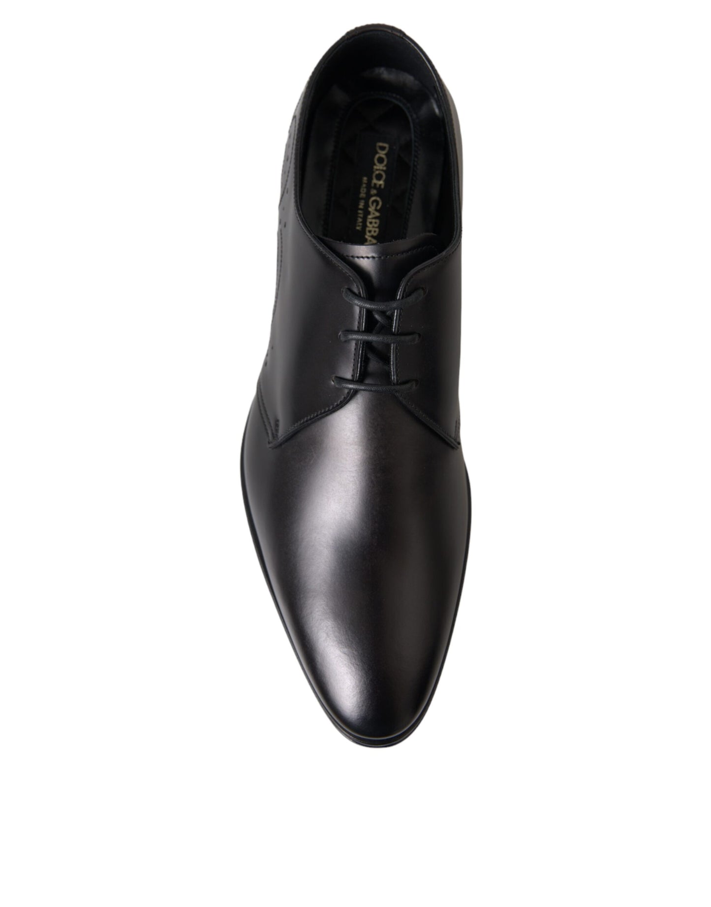 Black Leather Derby Men Formal Shoes Dress