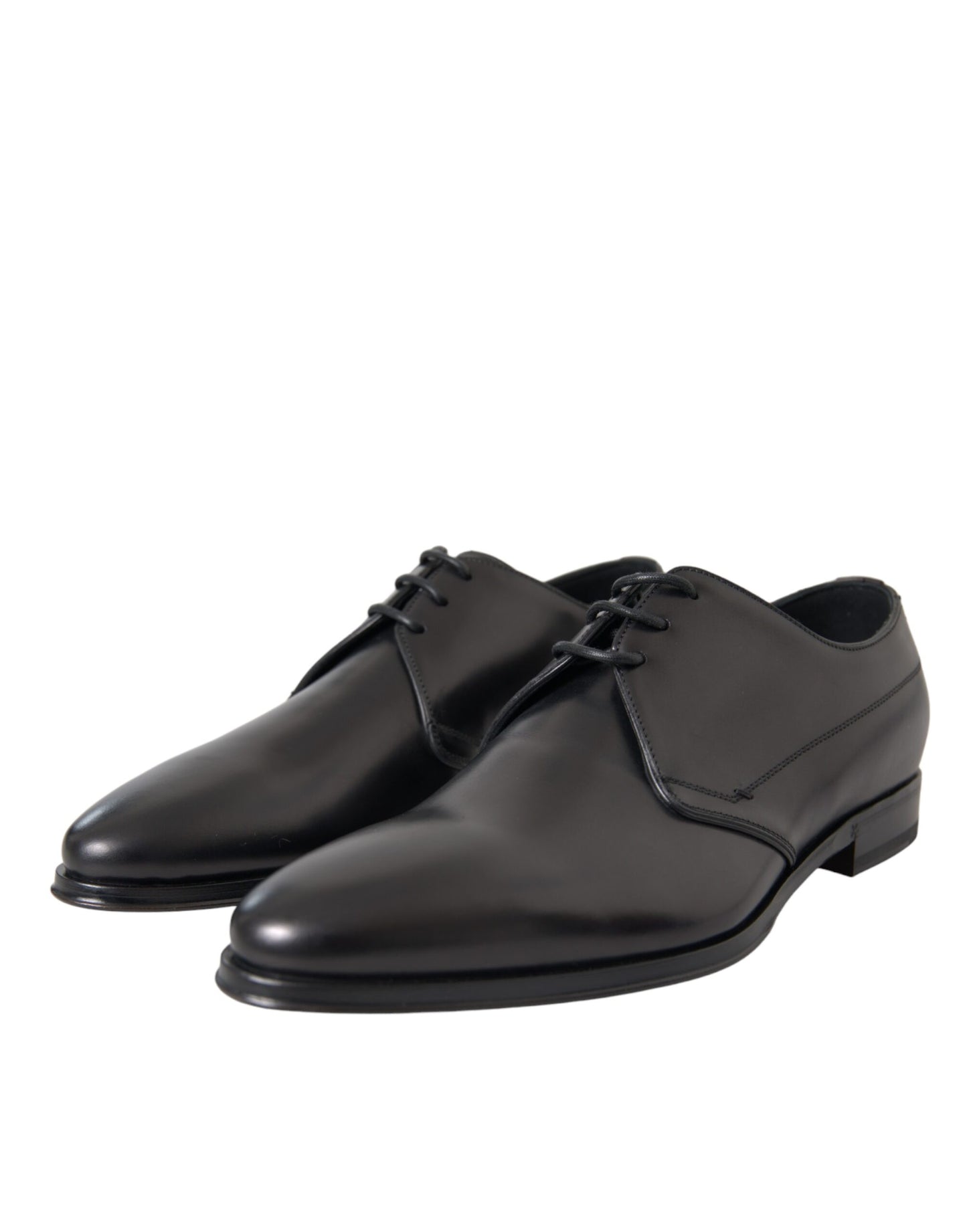 Black Leather Derby Formal Dress Men Shoes