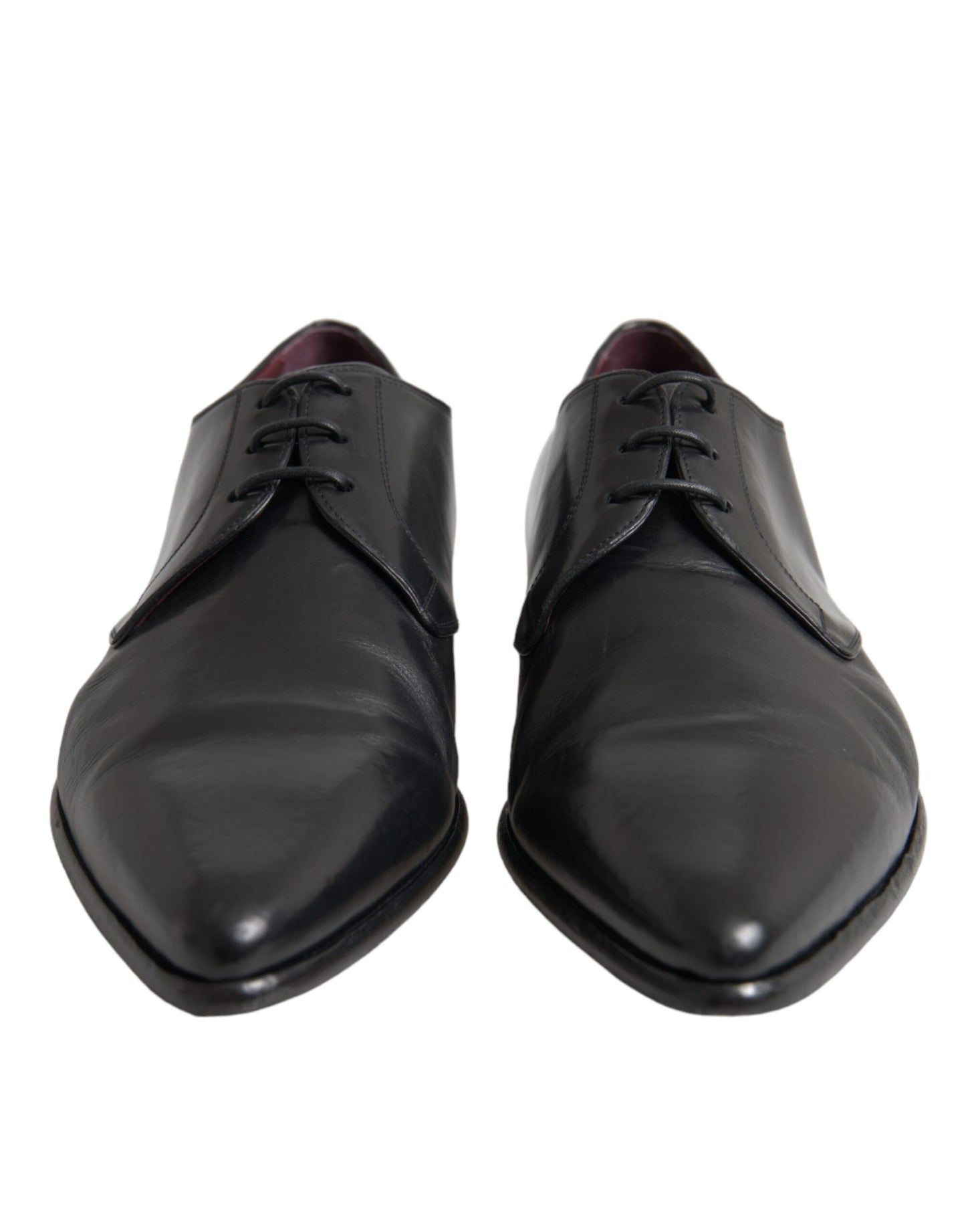 Black Leather Derby Formal Dress Men Shoes