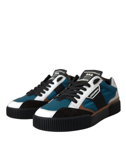 Multicolor MIAMI Leather Low Top Sneakers Shoes