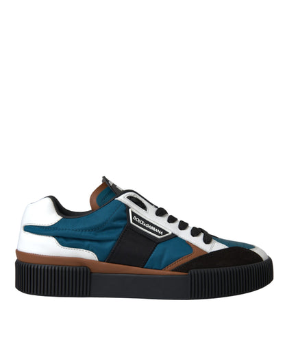 Multicolor MIAMI Leather Low Top Sneakers Shoes