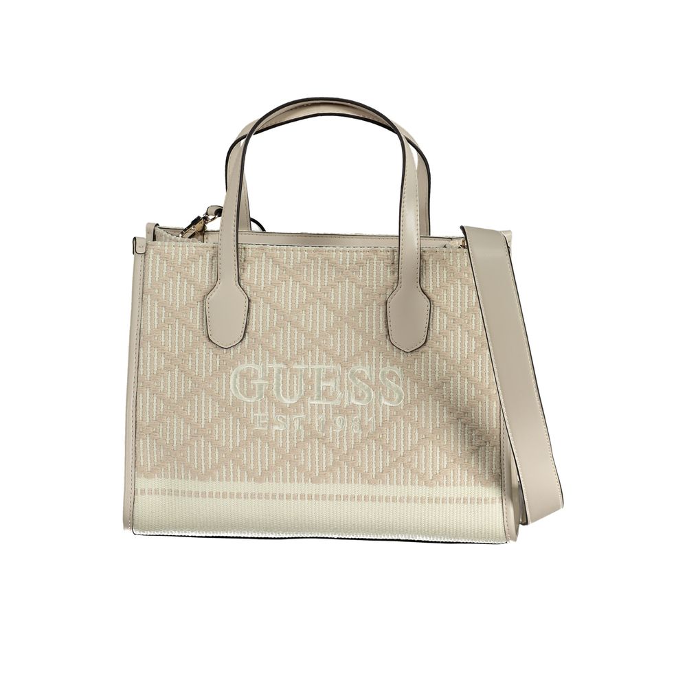 Beige Cotton Handbag