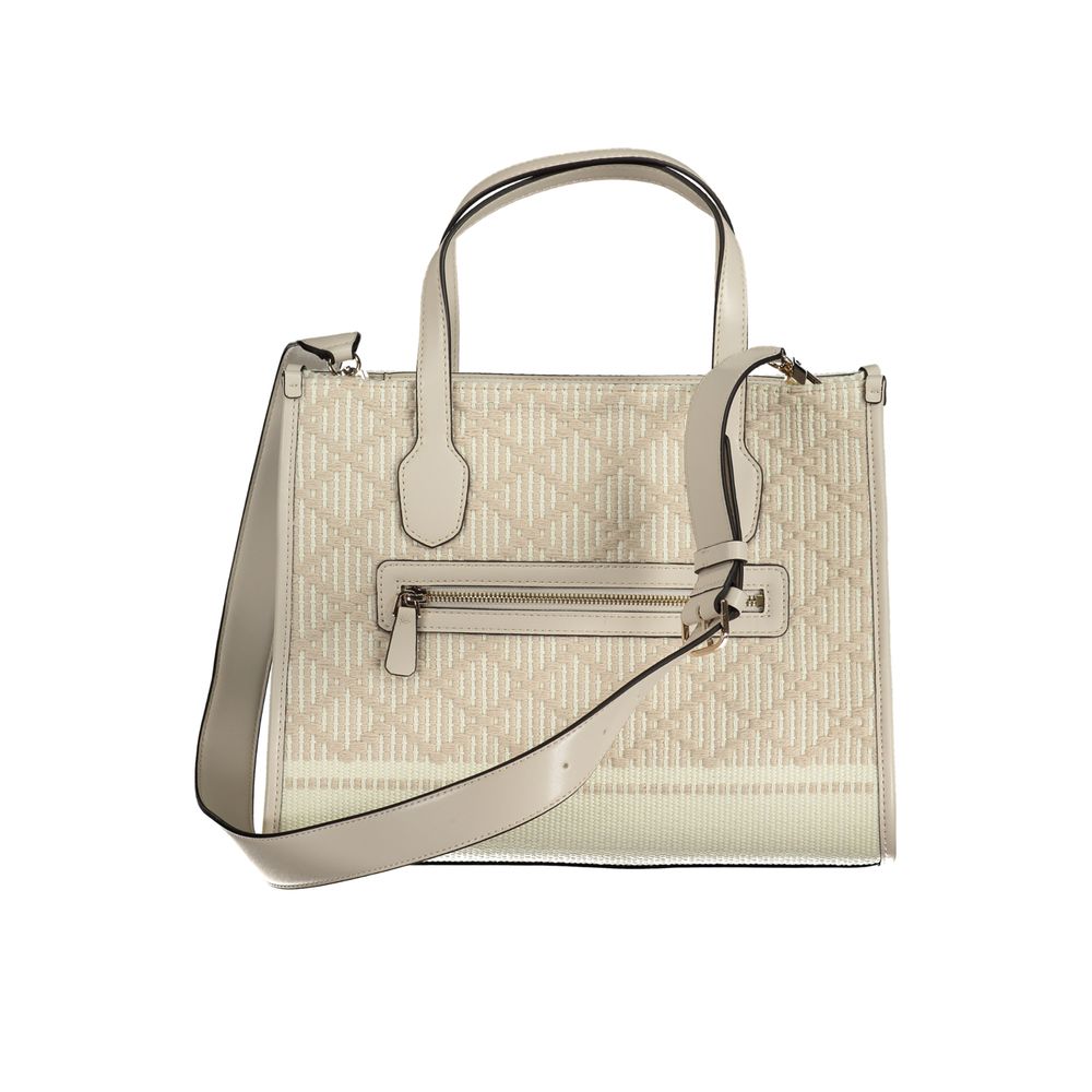 Beige Cotton Handbag