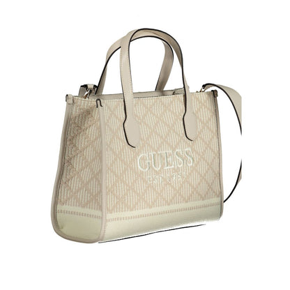 Beige Cotton Handbag