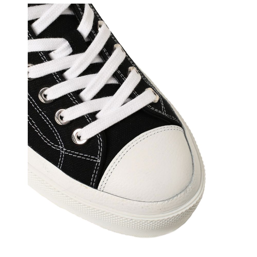 Black Cotton Sneaker