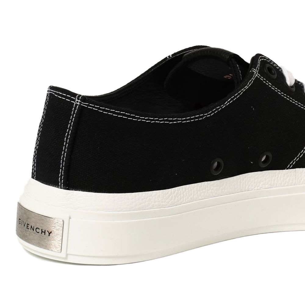 Black Cotton Sneaker