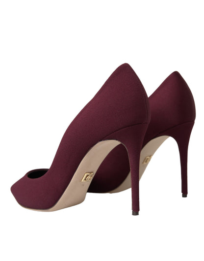 Bordeaux Stilettos Heels Pumps Shoes