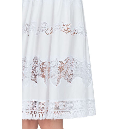 White Coton Skirt