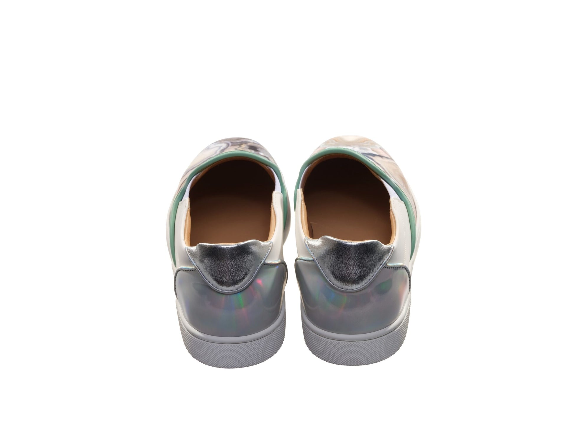 Sailor Boat Orlato Flat Star Agate Print Slip On Sneakers