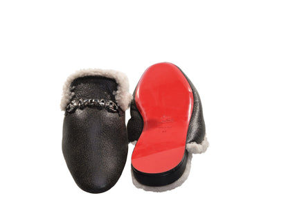 Woolito Swing Flat Nappa and Shearling Loafers