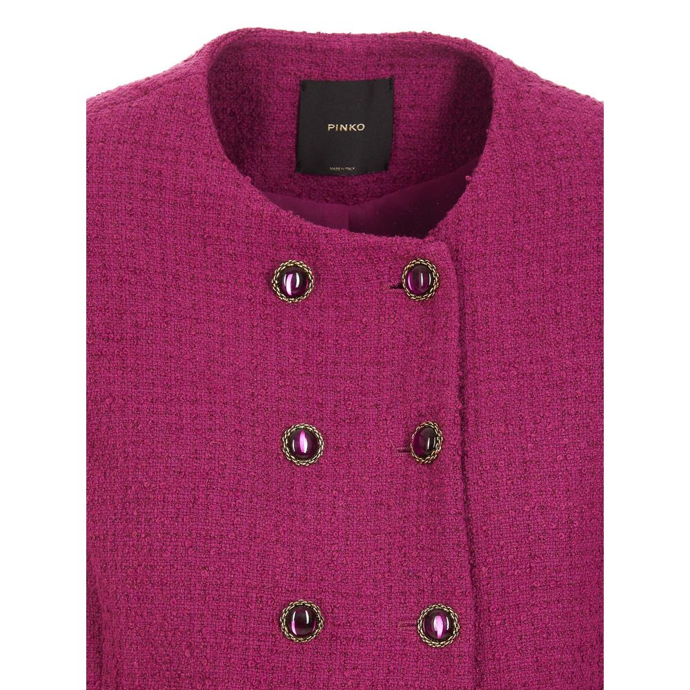 Fuchsia Cotton Suits & Blazer