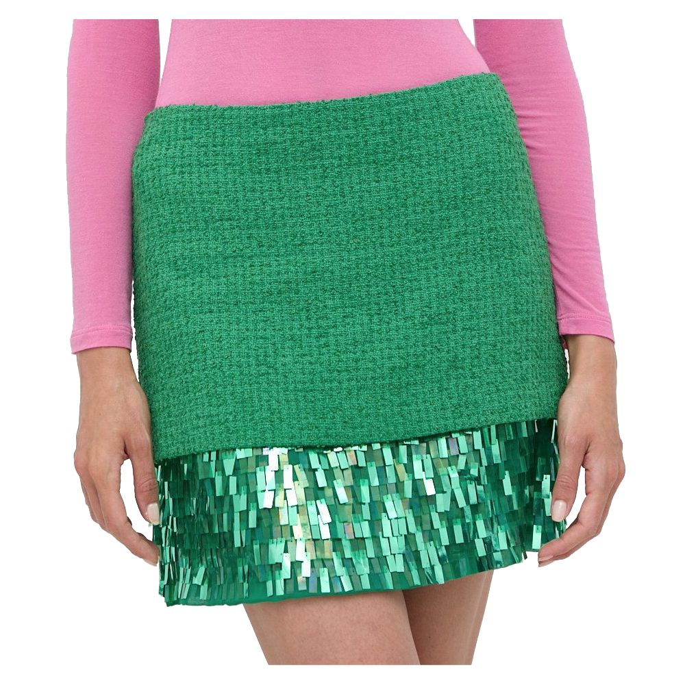 Green Cotton Skirt