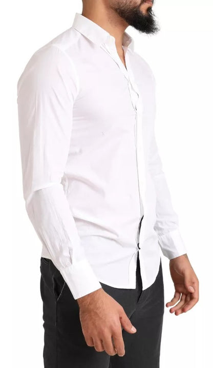 White Formal Cotton SlimFit Formal Dress Shirt