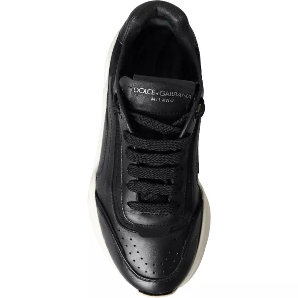 Black White DAYMASTER Leather Sneakers Women Shoes