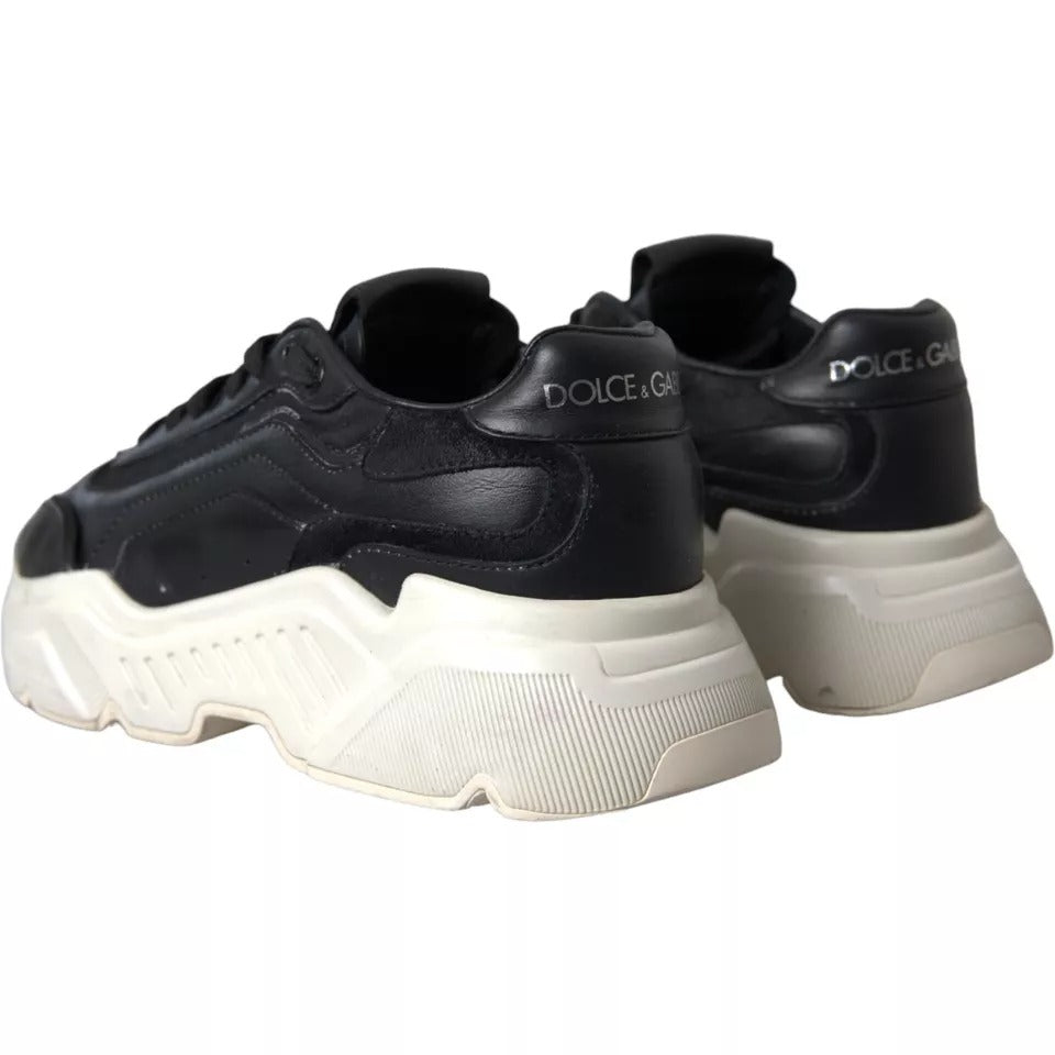 Black White DAYMASTER Leather Sneakers Women Shoes