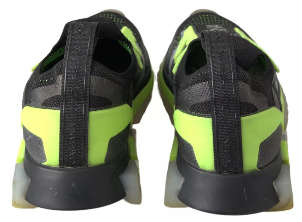 Black Yellow SORRENTO Sport Stretch Sneakers Shoes