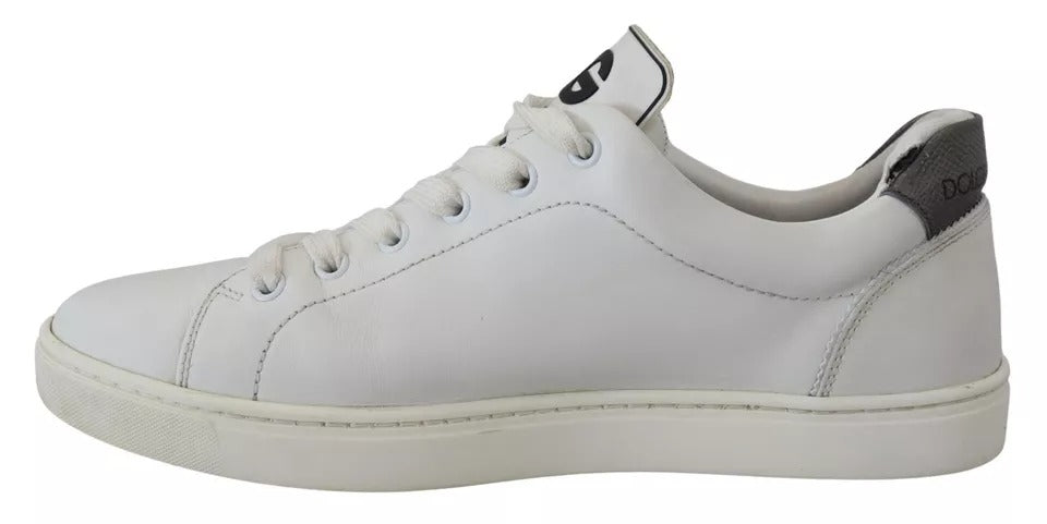 White Leather Heart Low Top Sneakers Casual Shoes