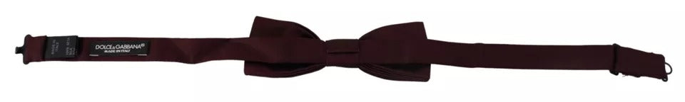 Bordeaux Silk Adjustable Neck Men Bow Tie