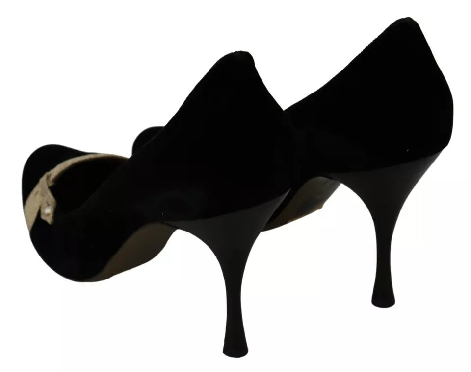 Black Velvet Ayers High Heels Pumps Shoes