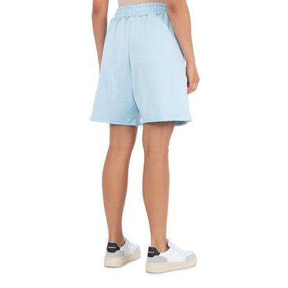 Light Blue Cotton Short