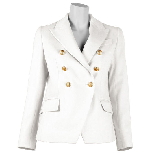 White Wool Vergine Suits & Blazer