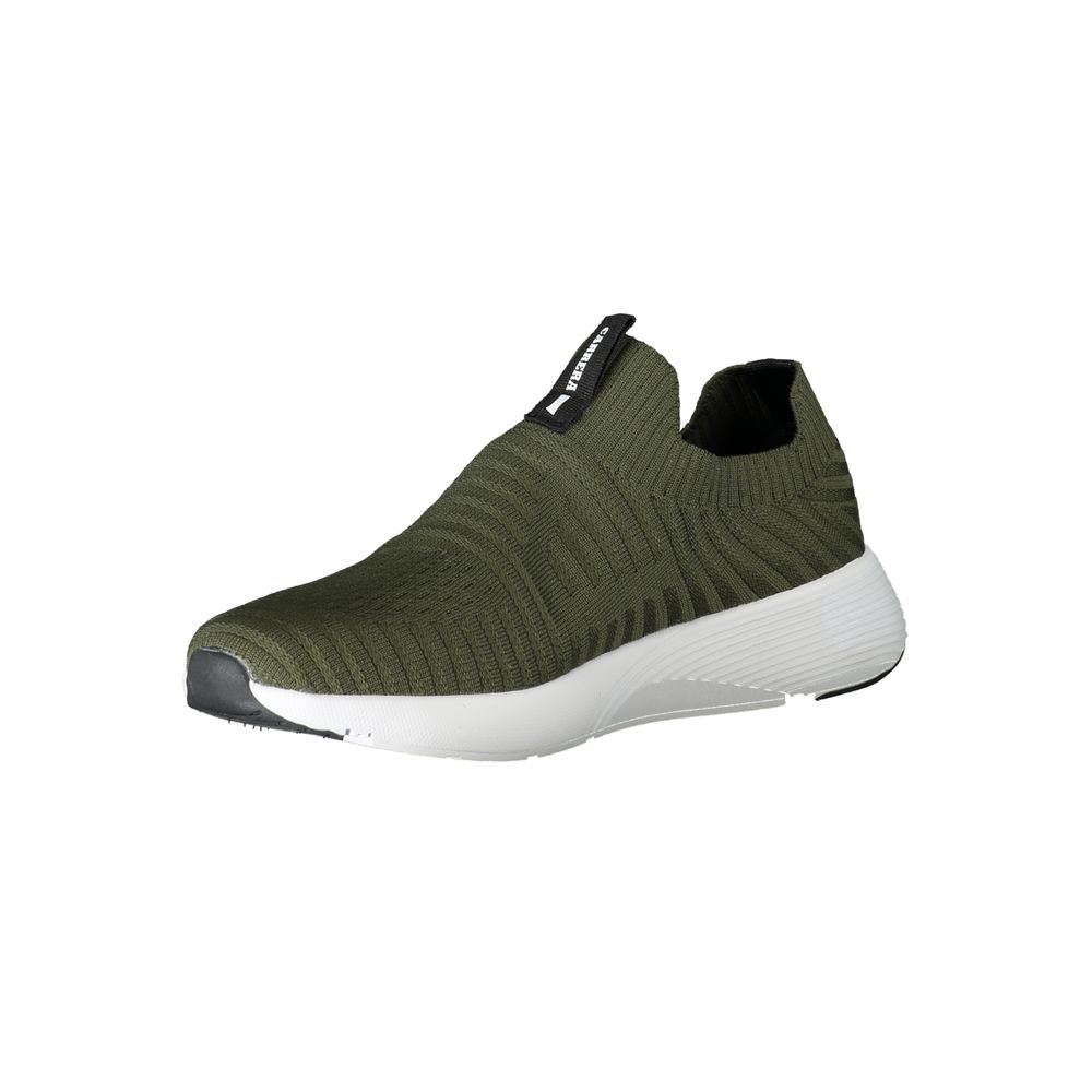 Green Polyester Sneaker