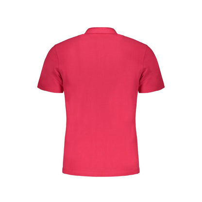 Pink Cotton Polo Shirt