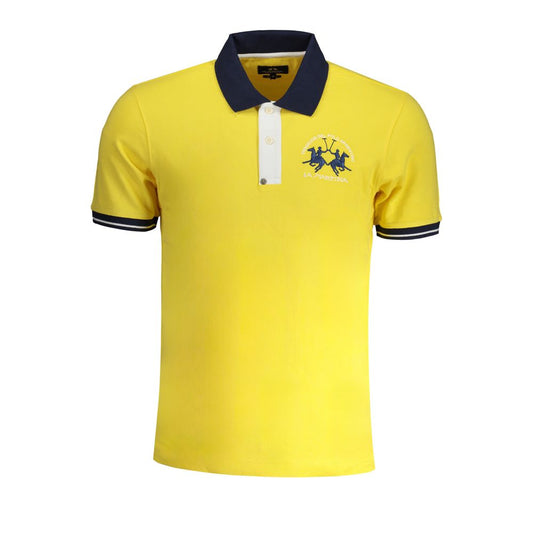 Yellow Cotton Polo Shirt