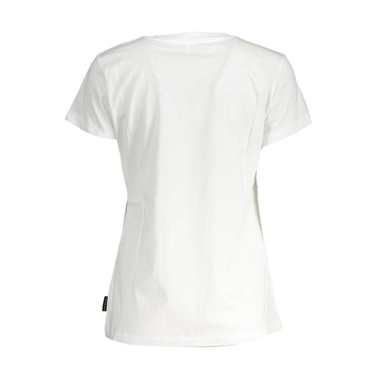 Embroidered Organic Cotton Tee - Pristine White