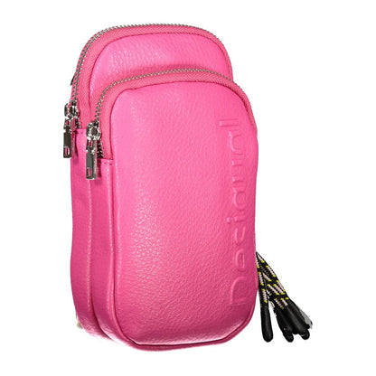 Pink Polyethylene Handbag