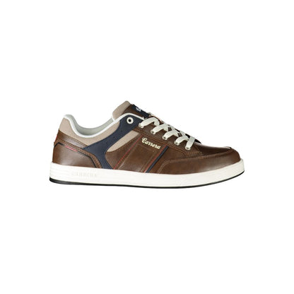 Brown Polyester Sneaker