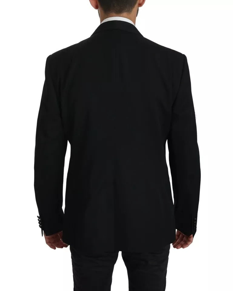 Black Single Breasted Formal Coat Blazer