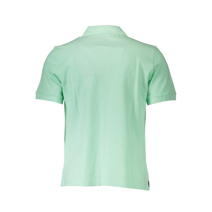 Chic Short-Sleeved Green Polo Shirt