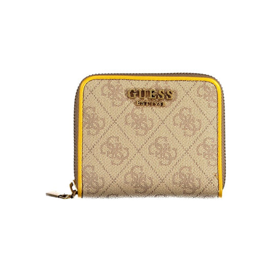 Yellow Polyethylene Women Wallet