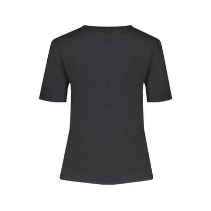 Black Cotton Tops & T-Shirt