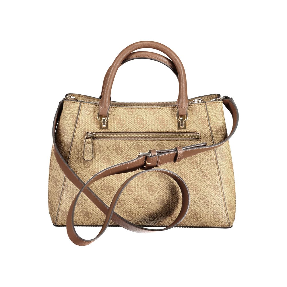 Beige Polyethylene Handbag