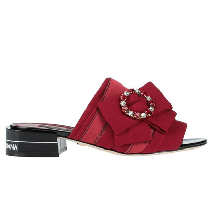 Red Polyester Sandal