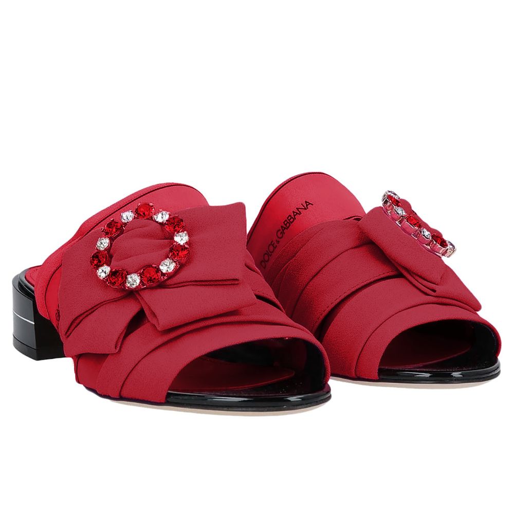 Red Polyester Sandal