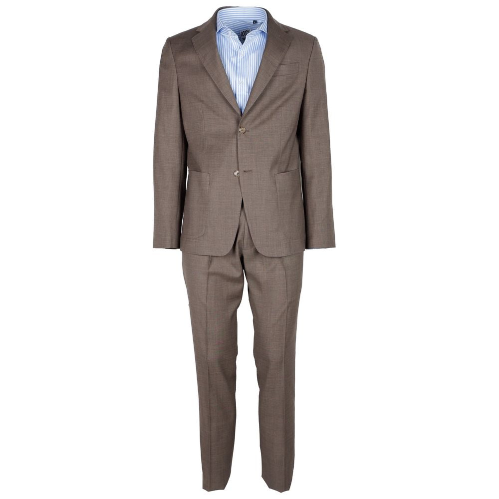 Beige Wool Vergine Suit