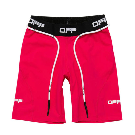 Chic Pink Elasticized Logo Shorts