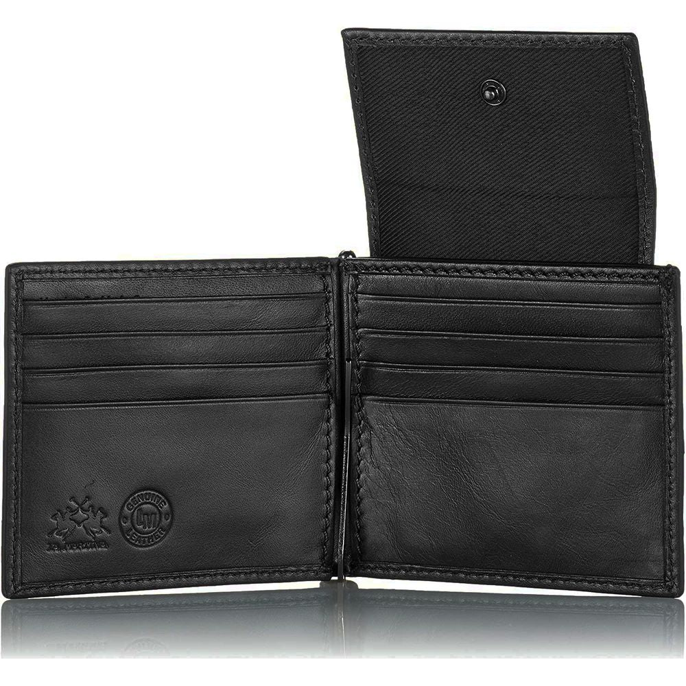 Black Leather Men Wallet