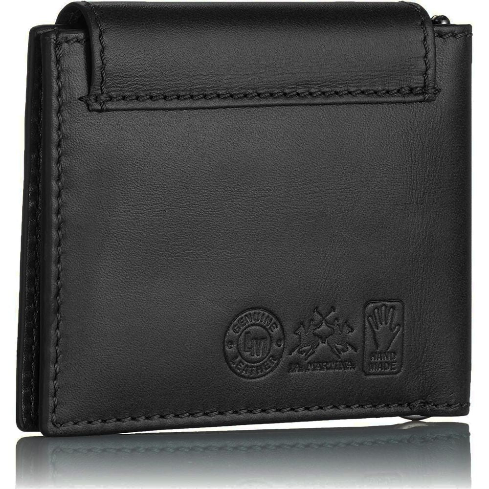 Black Leather Men Wallet